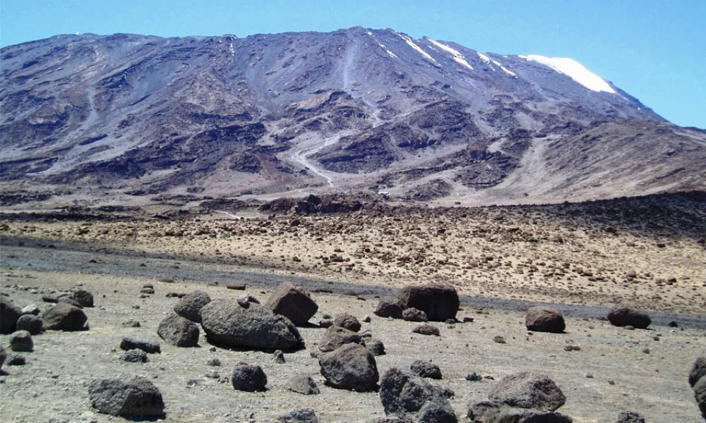 SHIRA ROUTE CLIMBING KILIMANJARO